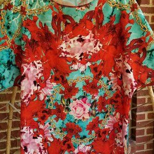 Frankie morello Satin silk blouse. Size 12